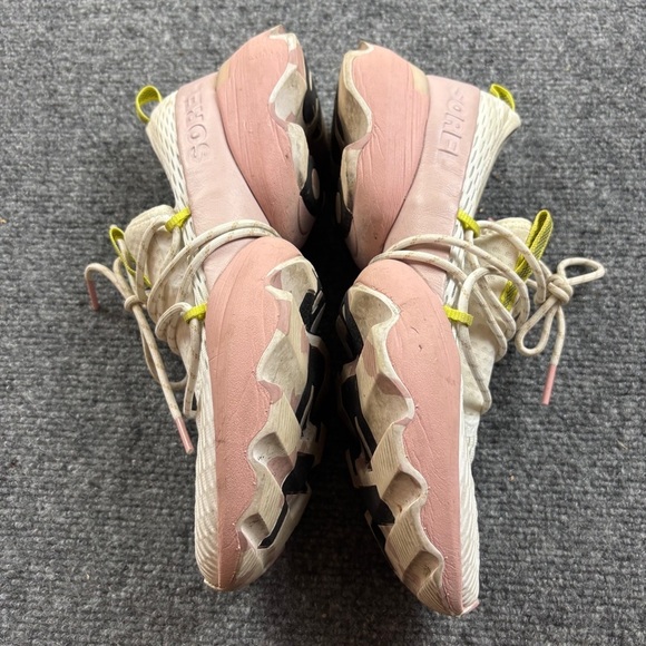 SOREL Women’s Kinetic Impact Lace Sneaker White/Eraser Pink size: 8.5 - Picture 2 of 11